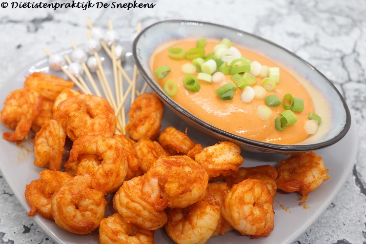 scampi gezonde cocktailsaus